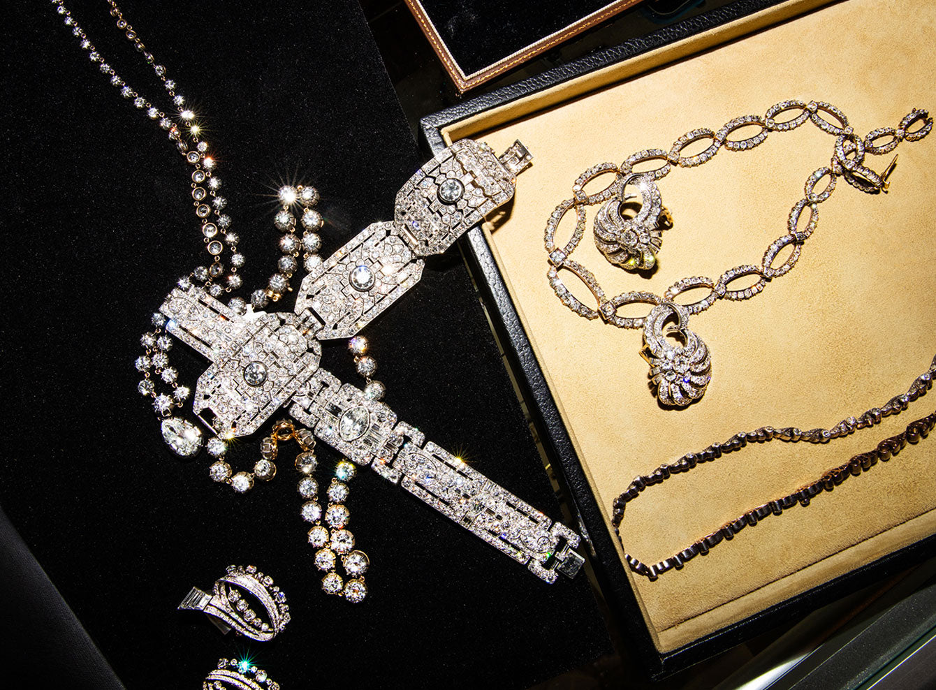 Estate jewelry detail from the Briony Raymond atelier