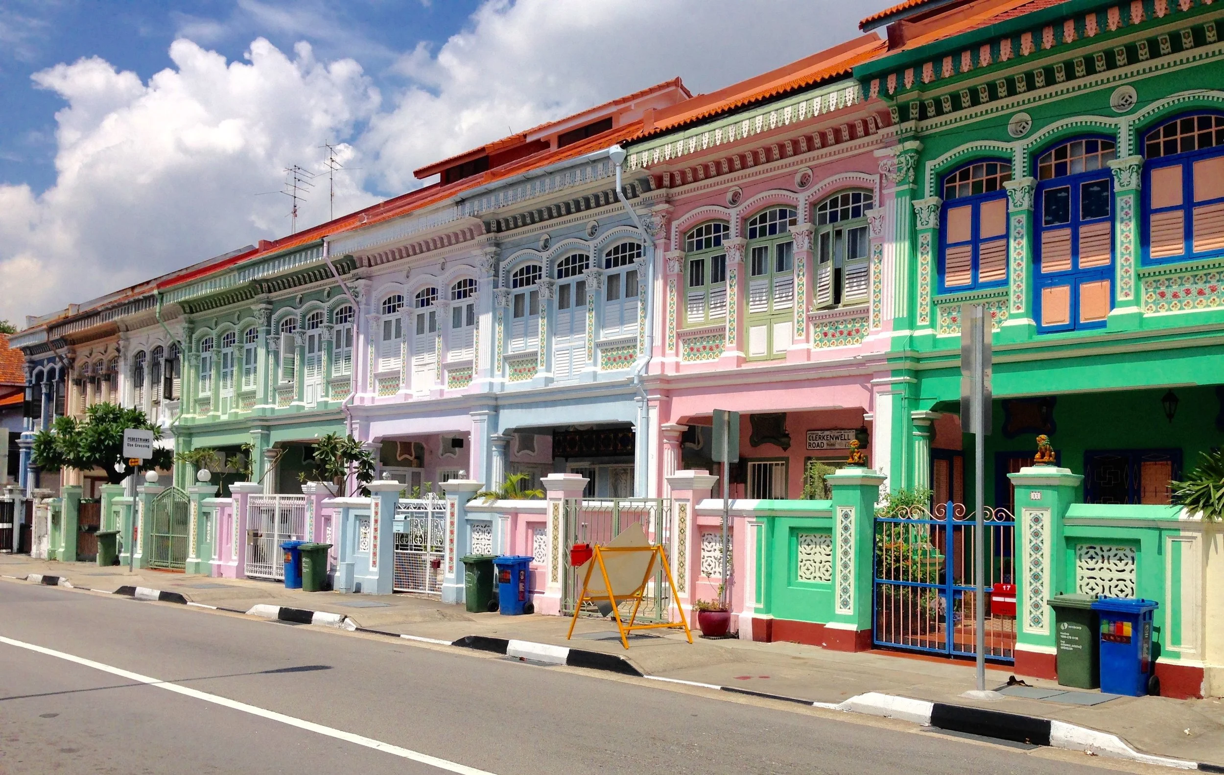 Peranakan shophouses in Joo Chiat, Singapore