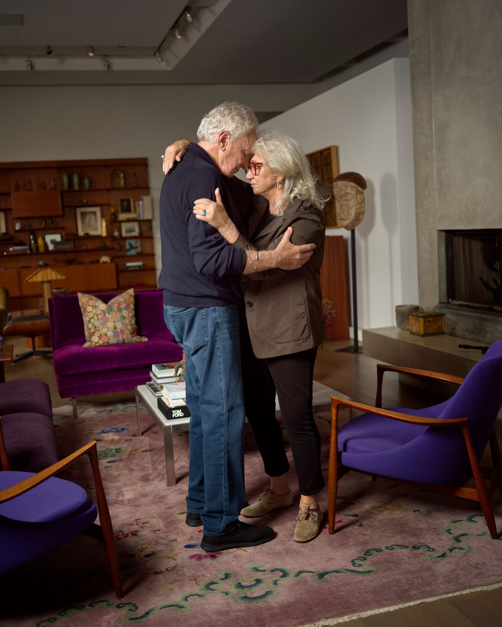 David and Sybil Yurman together at home