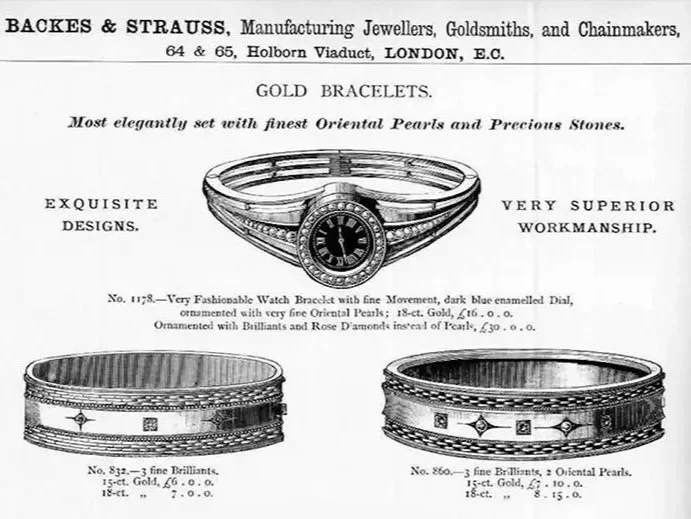 Backes & Strauss jewellery and watch catalogue from the brand archives