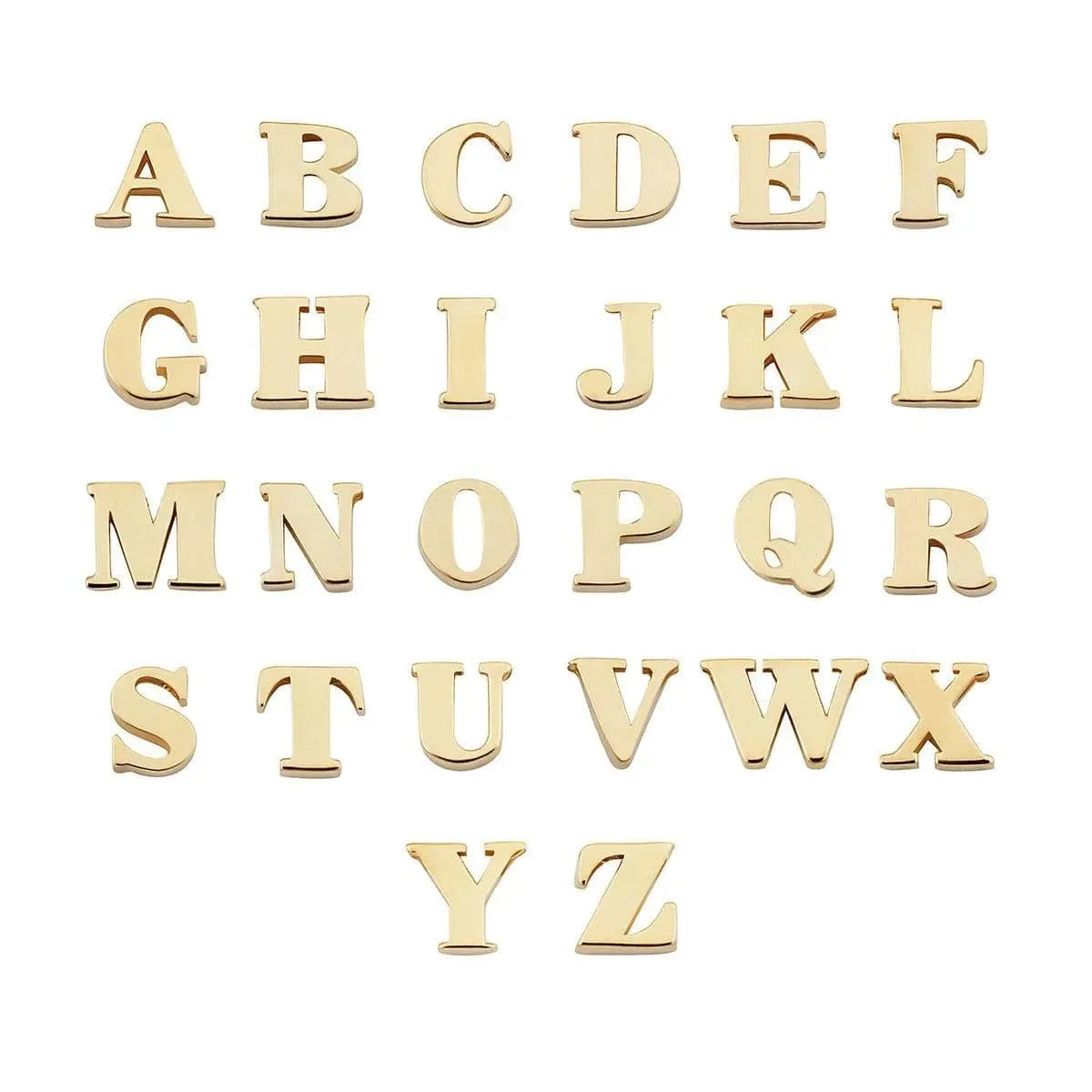 14K Gold Mini Initial Necklace
