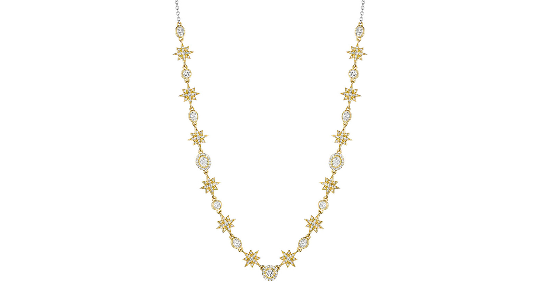 Penny Preville Celestial Dreams necklace in 18-karat yellow gold and diamonds