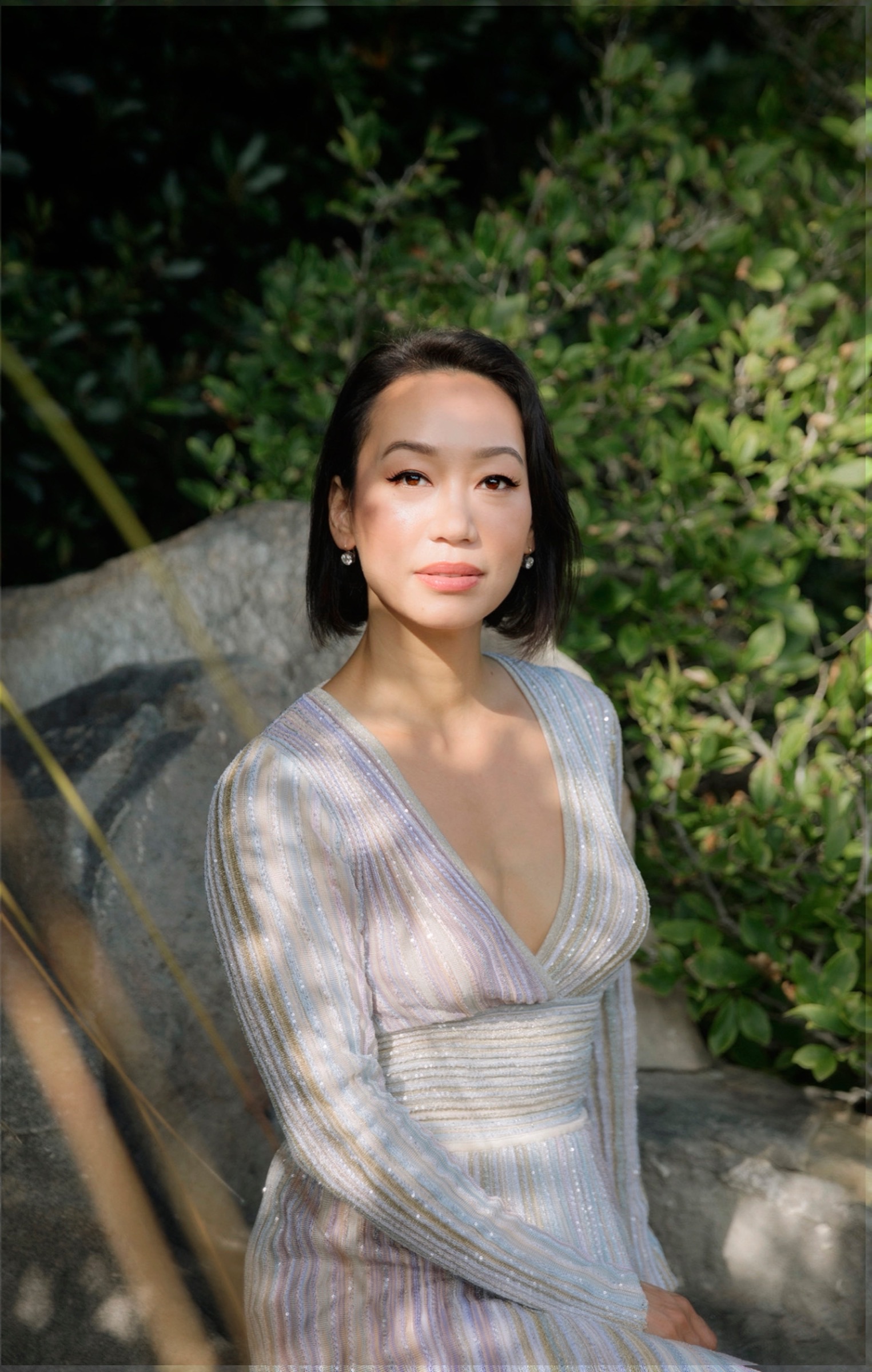 Tatcha founder Victoria Tsai in a portrait for ELLE